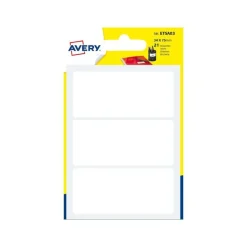 Avery - 21 Étiquettes multi-usages blanches - 34 x 75 mm