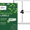Avery - 60 Étiquettes recyclées blanches - 99,1 x 139 mm - Impression laser ou jet d'encre - réf LR7169-15