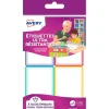Avery - 16 Étiquettes résistantes - 64 x 44 mm - couleurs assorties