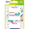 Avery - 15 Étiquettes scolaires sport - 76 x 34 mm