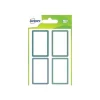 Avery - 24 Étiquettes scolaires - 36 x 56 mm - motifs bleus et verts