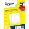 Avery - Etui A5 - 2304 Étiquettes multi-usages blanches - 8 x 20 mm - réf ETE144