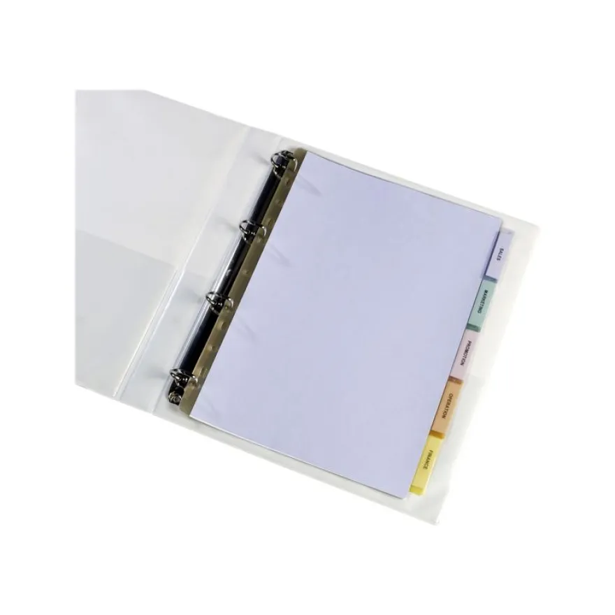 Avery - Intercalaire personnalisable 12 positions - A4 Maxi - polypropylène résistant
