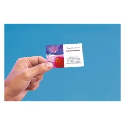 Avery - Papier pour 250 cartes de visite micro perforées 85 x 54 mm - 180 g/m² - 25 feuilles