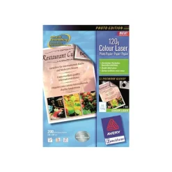 Avery Zweckform Superior Colour Laser Paper 1198 - Papier photo brillant - blanc - A4 (210 x 297 mm) - 120 g/m² - 200 feuilles