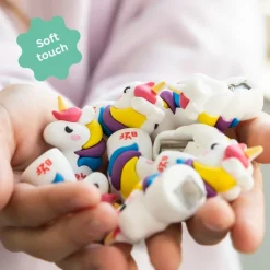 Back to Fun - Taille-crayons Licorne kawaii en silicone - parfait pour les enfants