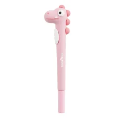 Back2Fun - Stylo original en forme d’hippocampe rose - tout doux et super fun