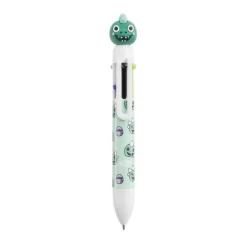 Back2Fun - stylo vert - 6 couleurs à tête de dinosaure : amusant et pratique pour les enfants
