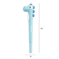 Back2Fun - Stylo fantaisie pour enfants en forme d'hippocampe bleu qui donne envie d’écrire