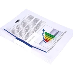 Bankers Box - 50 clips pour archives - bleu - Fellowes