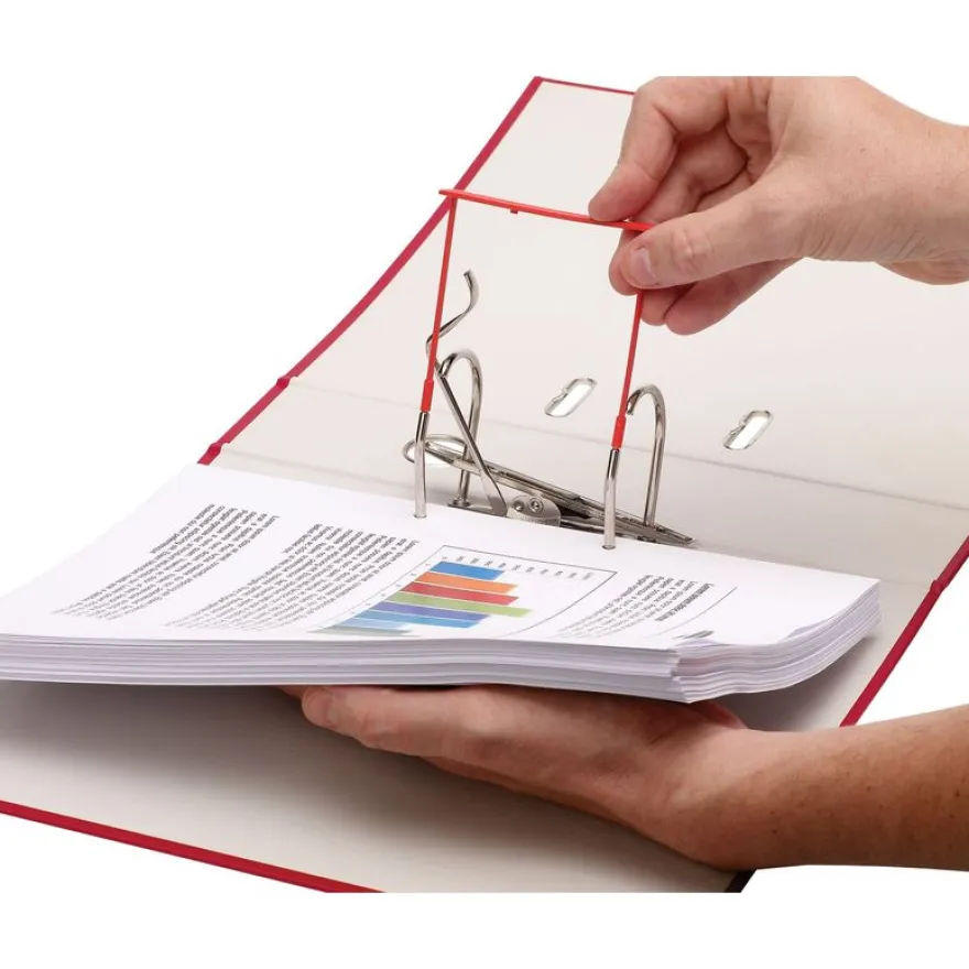 Bankers Box - 100 clips pour archives - rouge - Fellowes