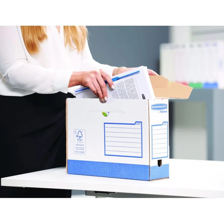 Bankers Box Heavy Duty A4+ - 20 boîtes archives - dos 8 cm - Fellowes