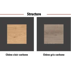 Banquette acoustique IN'TEAM - L170 x H 150 x P170 cm - 3 places - structure chêne clair et carbone - panneaux vert chartreux