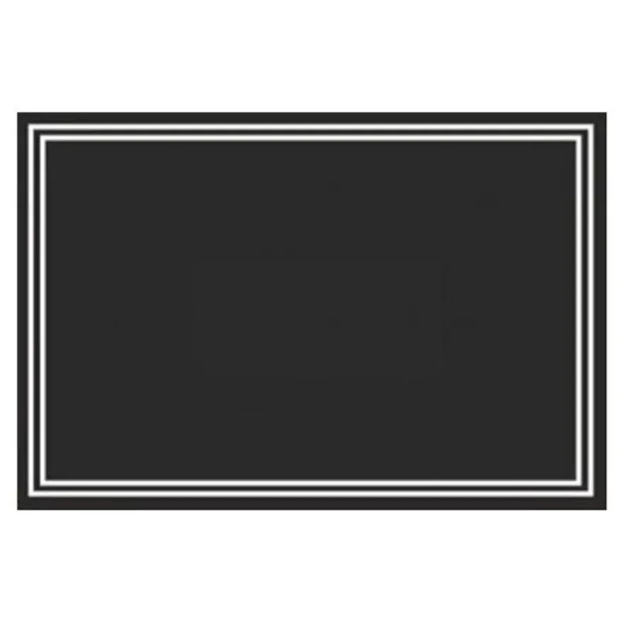 Bequet - 10 Étiquettes Ardoisine noires recto/verso - 10 x 15 cm - sans attache