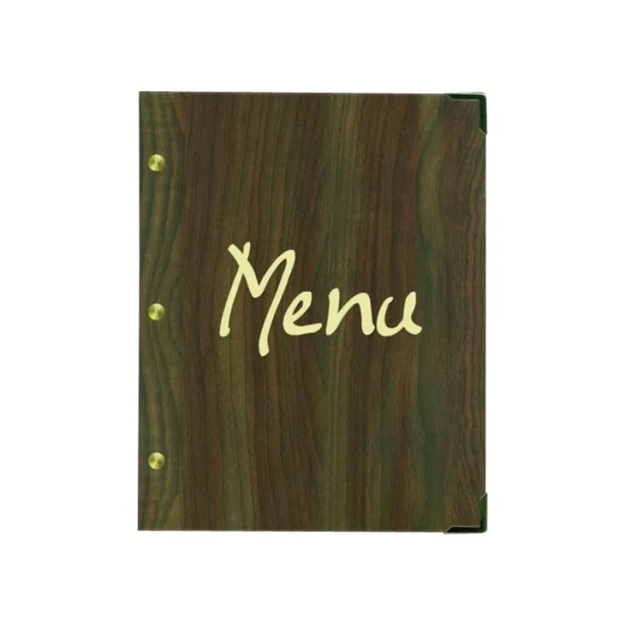 Bequet - Protège-menu "Authentic" - faux bois - 24,5 x 31,5 cm