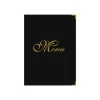 Bequet Elite - Protège-menu - 23,3 x 31,9 cm - noir