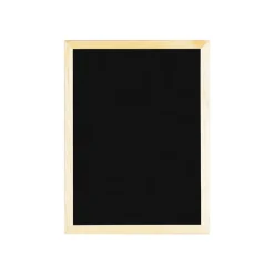 Bequet Evolution - Tableau ardoise noire - 30 x 40 cm - encadrement pin naturel