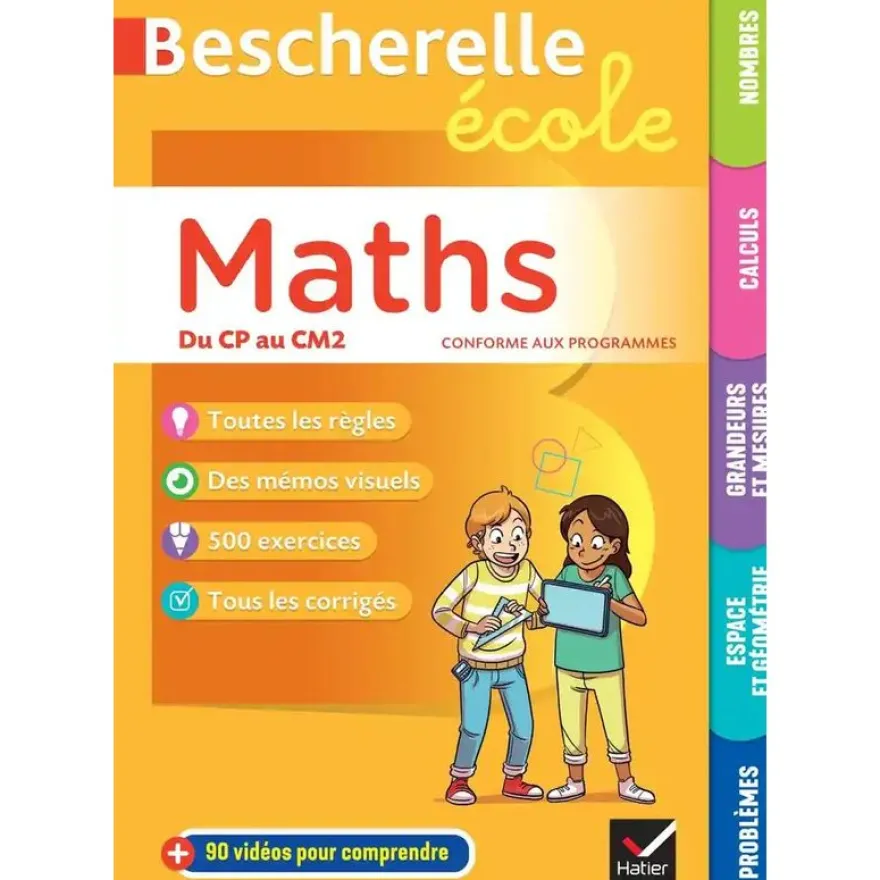 Bescherelle Ecole Maths du CP au CM2