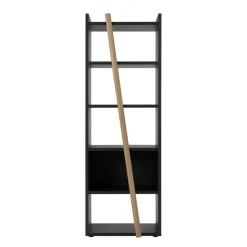 Bibliothèque ITALIC - anthracite/Chêne du bocage