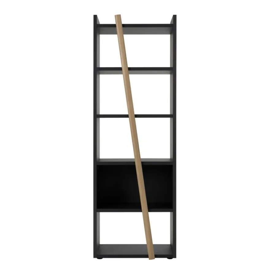 Bibliothèque ITALIC - anthracite/Chêne du bocage