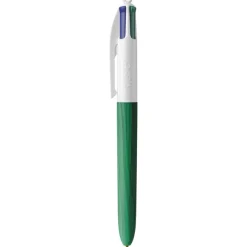 BIC 4 Couleurs Bois - Stylo à bille 4 couleurs effet bois - disponible dans différentes couleurs