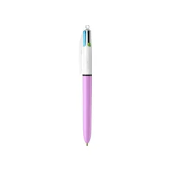 BIC 4 Couleurs FASHION - Stylo à bille 4 couleurs - 1 mm - rétractable