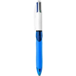 BIC 4 Couleurs Grip - Stylo à bille 4 couleurs - noir, rouge, bleu, vert - rétractable