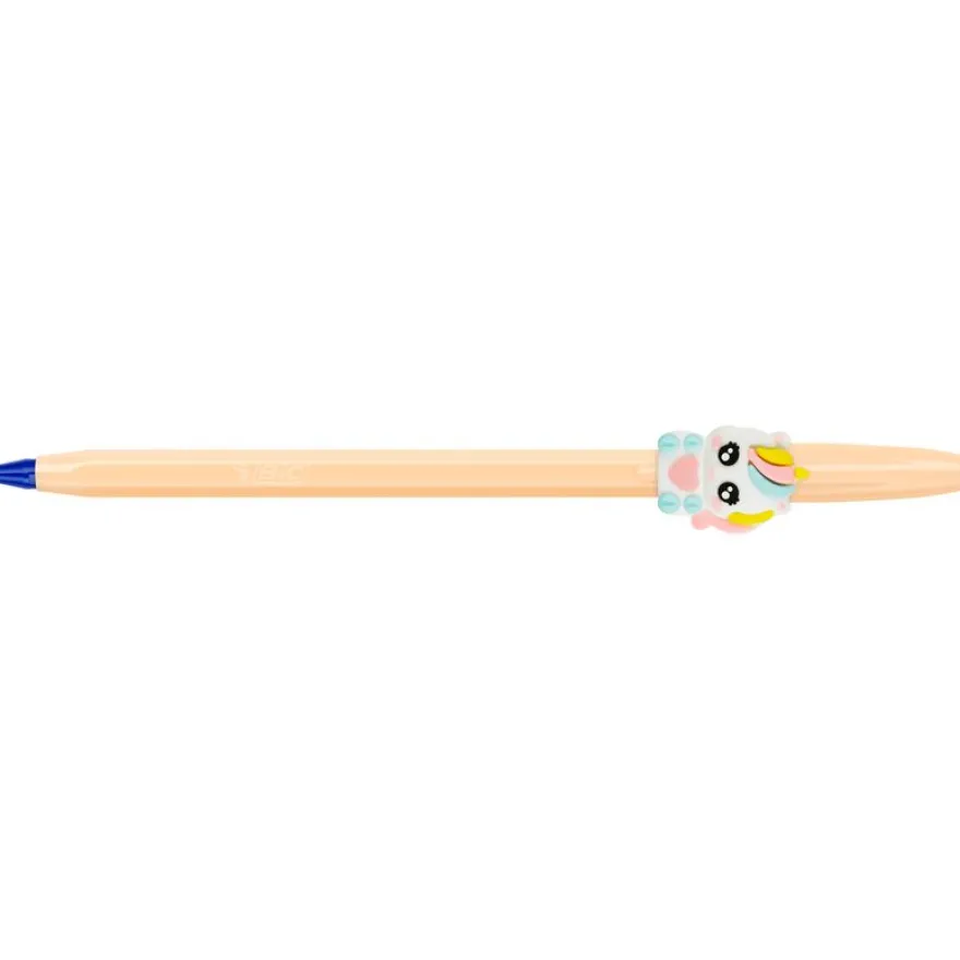 Bic - Cristal pastel figurines - encre bleue - moyenne - disponible dans différents modèles