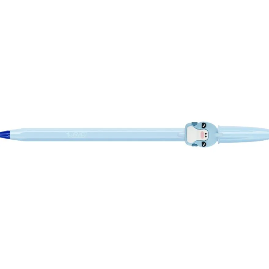 Bic - Cristal pastel figurines - encre bleue - moyenne - disponible dans différents modèles