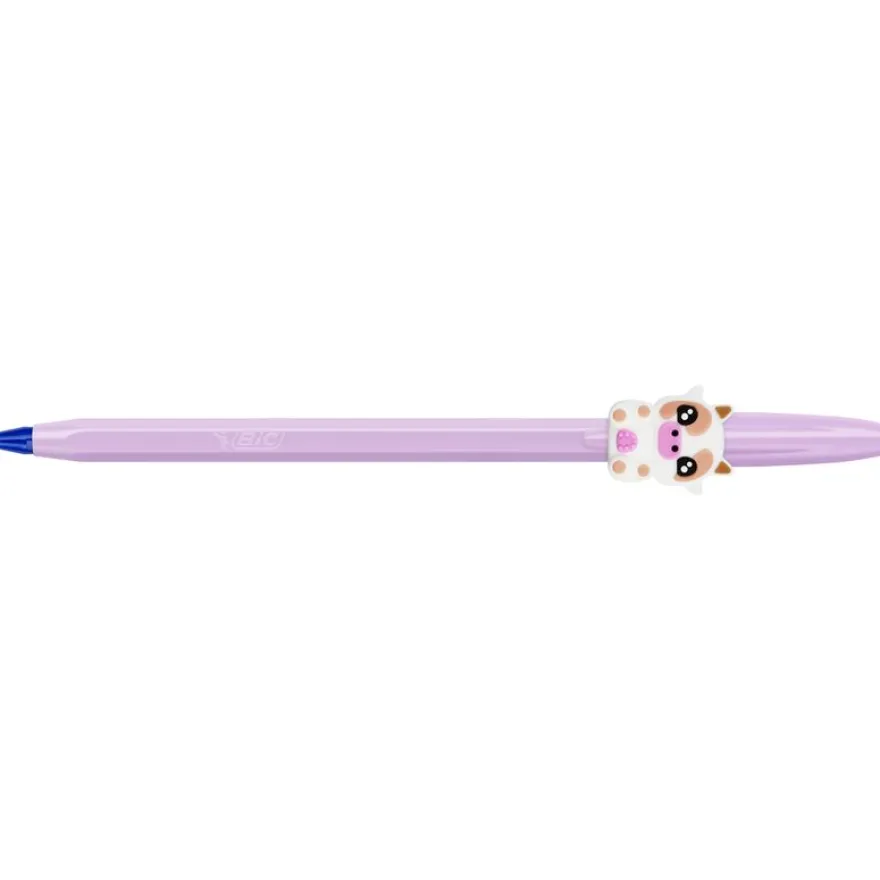 Bic - Cristal pastel figurines - encre bleue - moyenne - disponible dans différents modèles