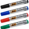 BIC MARKING 2300 - Pack de 4 marqueurs permanents - pointe biseau - couleurs assorties