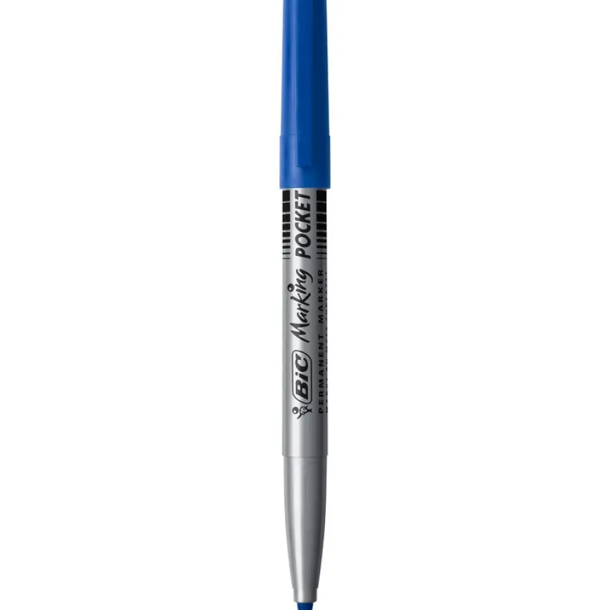 BIC MARKING Pocket 1445 - Marqueur permanent - pointe ogive - bleu
