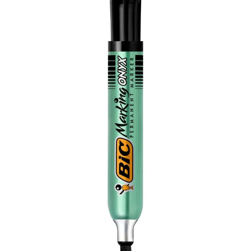 BIC ONYX 1591 - Marqueur permanent - pointe biseau - noir