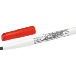 BIC VELLEDA 1741 - Marqueur effaçable - pointe ogive - rouge