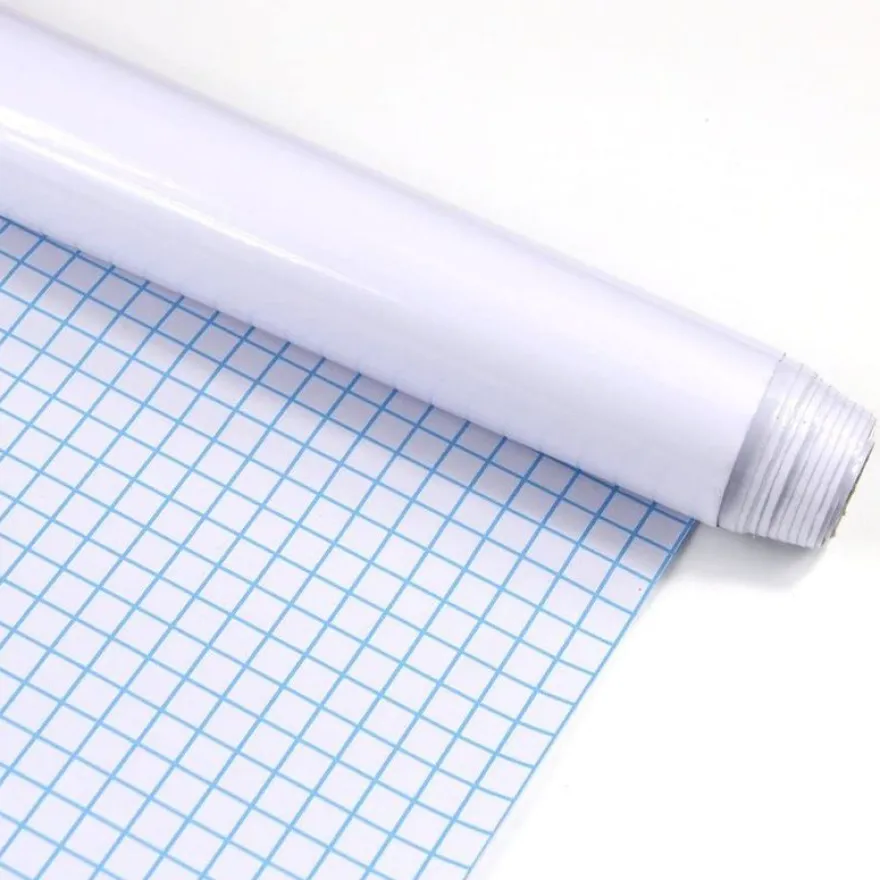 BIC Velleda - Surface effaçable à sec - rouleau adhésif - 100 x 200 cm - blanc