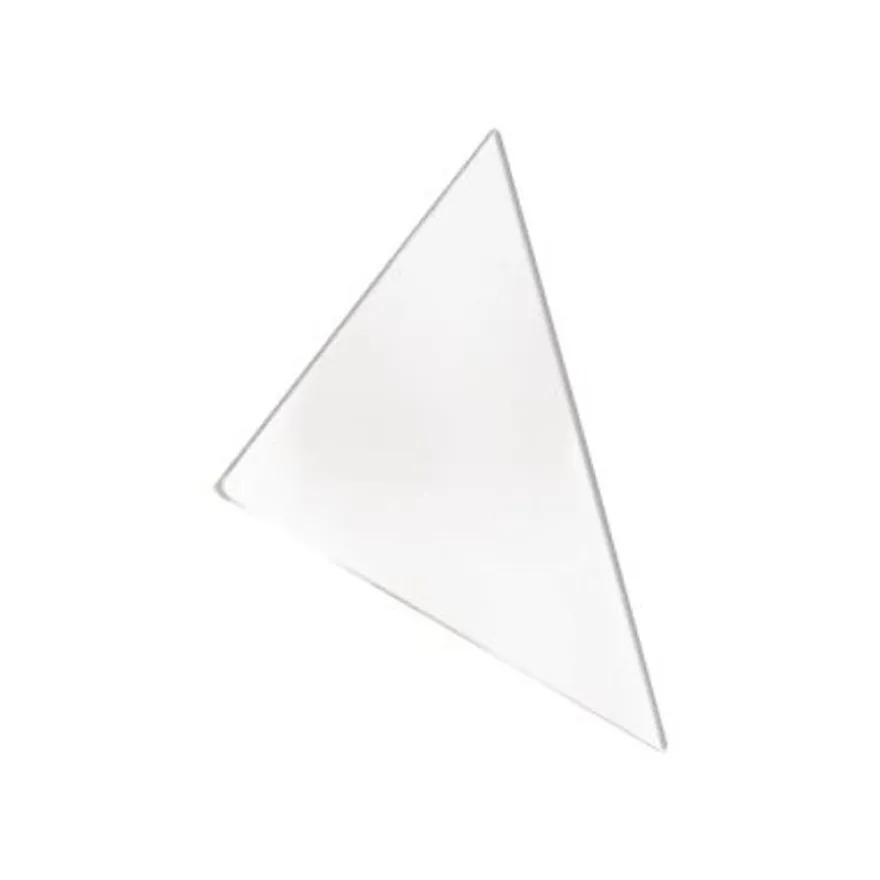 Biella - 6 pochettes d'angle autocollante - 170 x 170 mm - transparent