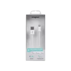 Bigben - câble de charge et de synchronisation USB/Connectique Lightning - 1m - blanc