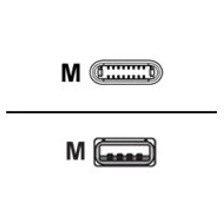 Bigben - câble de charge et de synchronisation USB/Connectique Lightning - 1m - blanc