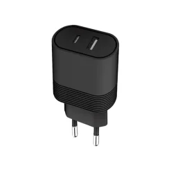 BigBen - chargeur secteur pour smartphone - USB-A + USB-C - noir