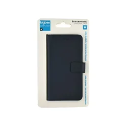 Bigben - Etui Folio universel pour smartphone - Taille M - noir