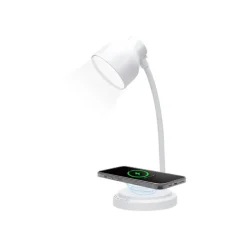 BIGBEN - Lampe de bureau avec chargeur sans fil - LED - blanc