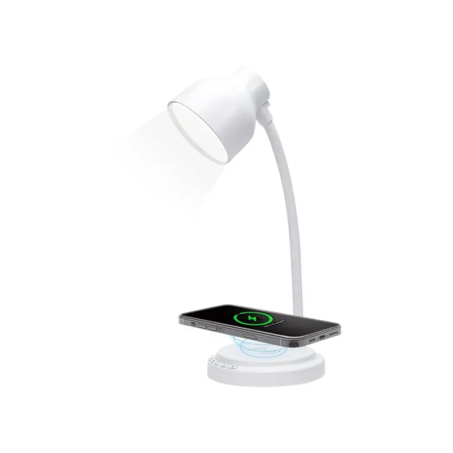 BIGBEN - Lampe de bureau avec chargeur sans fil - LED - blanc