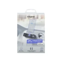 Bigben - support de voiture pour smartphone avec fixation sur grille aération - rotatif