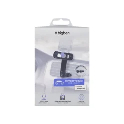 Bigben - support de voiture pour smartphone avec fixation sur grille aération - bras rotatif