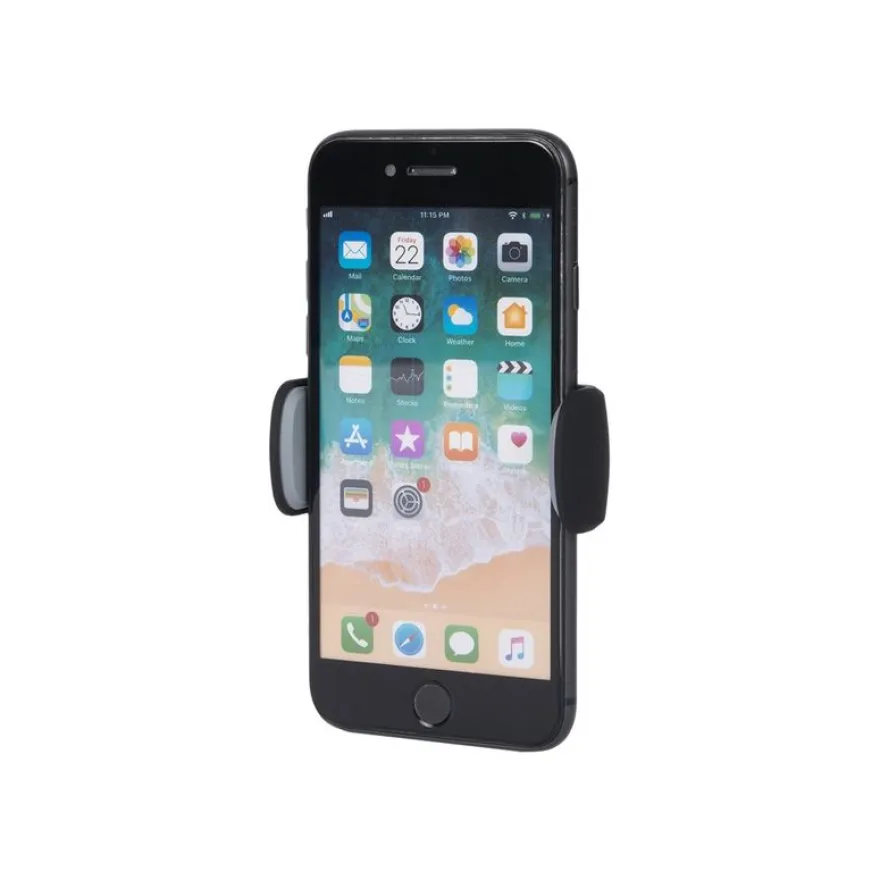 Bigben - support de voiture pour smartphone avec fixation par clip sur grille aération