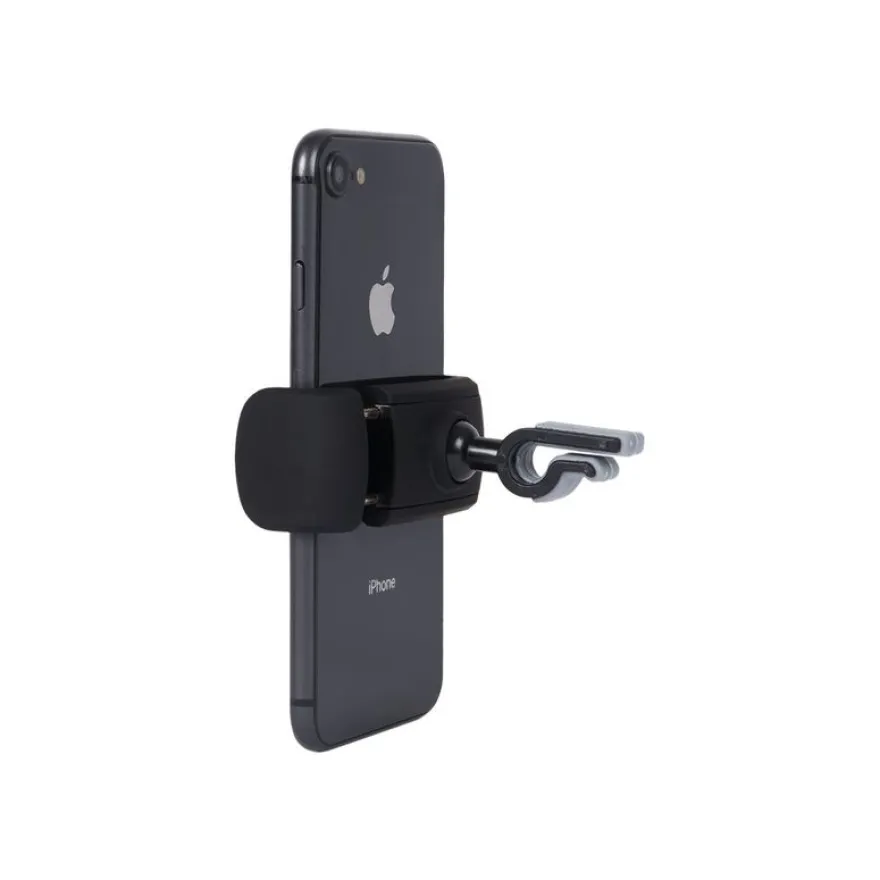 Bigben - support de voiture pour smartphone avec fixation par clip sur grille aération