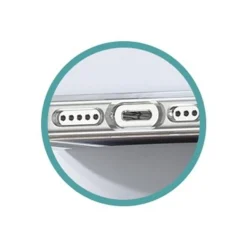 BIGBEN Connected - Coque de protection avec verre trempé pour Apple iPhone 16 - transparent