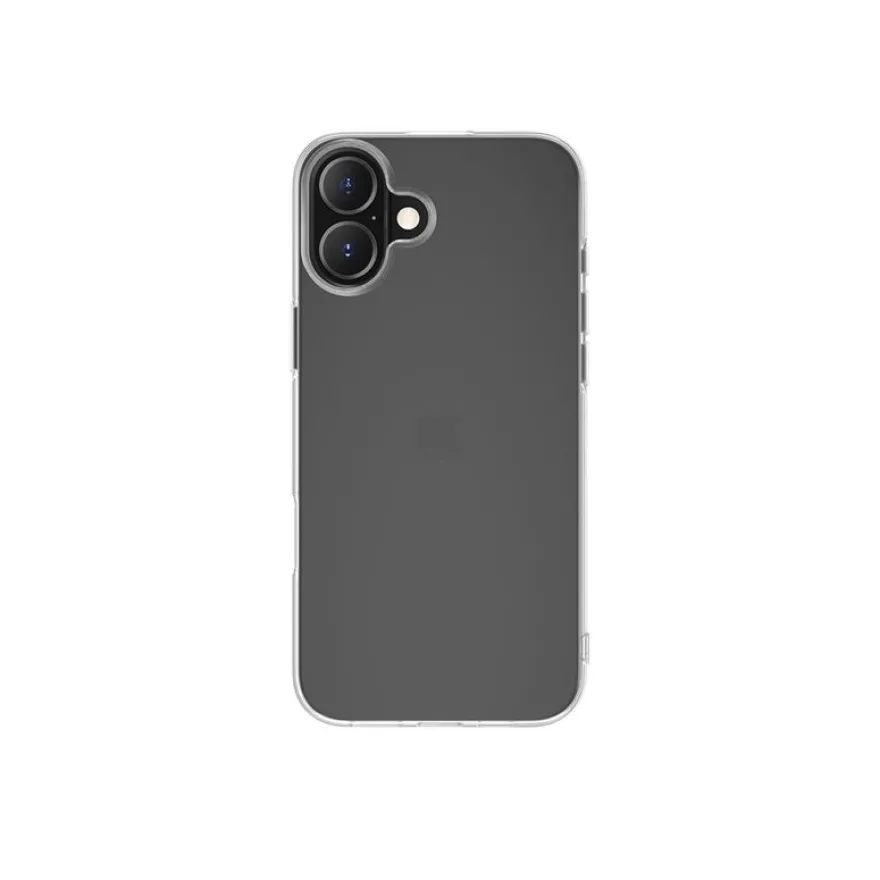 BIGBEN Connected - Coque de protection avec verre trempé pour Apple iPhone 16 - transparent