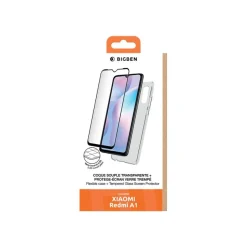BIGBEN Connected - Coque de protection avec verre trempé - transparent