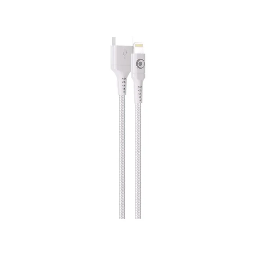 BIGBEN Connected - Câble Lightning - USB mâle pour Lightning mâle - 1.2 m - blanc